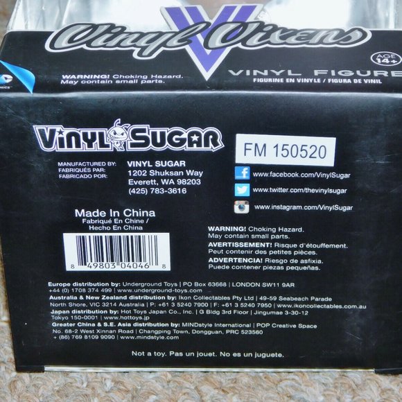 2015 Funko Vinyl Sugar DC Comics Vinyl Vixens Catwoman Figure Brand New MIB - Picture 4 of 7